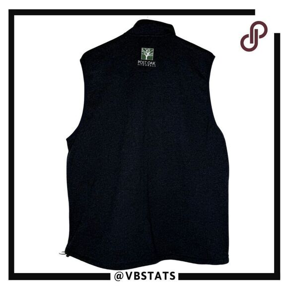 Orvis Men's Fleece Camping Hiking Mock Neck Sleeveless Full Zip Vest Blue Large - Picture 2 of 8